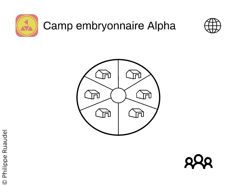 camp embryonnaire alpha © Philippe Ruaudel
